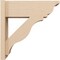 Ekena Millwork 7 1/2-in W x 20-in D x 20-in H Funston Trad Rough Cedar Woodgrain TimberThane Outlooker, Primed Tan OUTUR075X20X20FST04RCPR - alternate 3